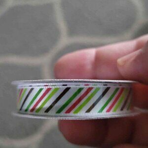 Striped crafting Ribbon. New